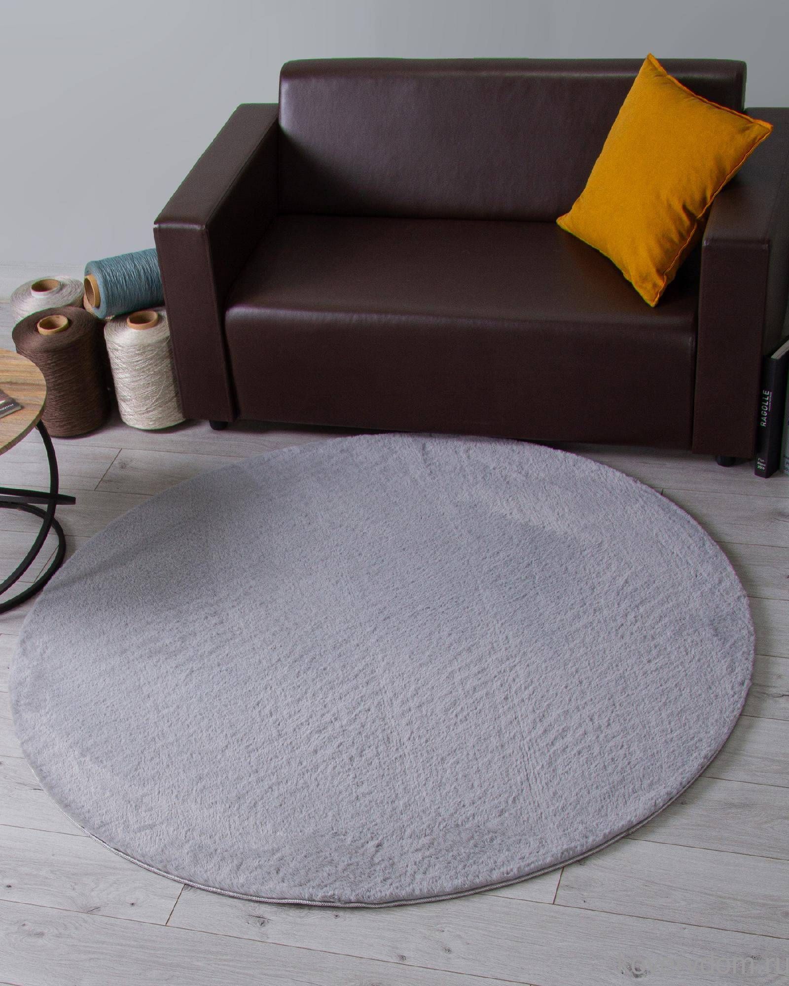 Ковер RABBIT LUXE PX2001 SILVER Круг