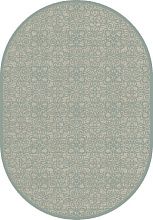Овальный рельефный ковер в гостиную из вискозы GENOVA R 38036 6555 90 ОВАЛ