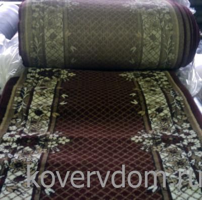 Ковровая дорожка  п/ш  Майская 04 бордо   Ковровая дорожка  п/ш  Майская 04 бордо