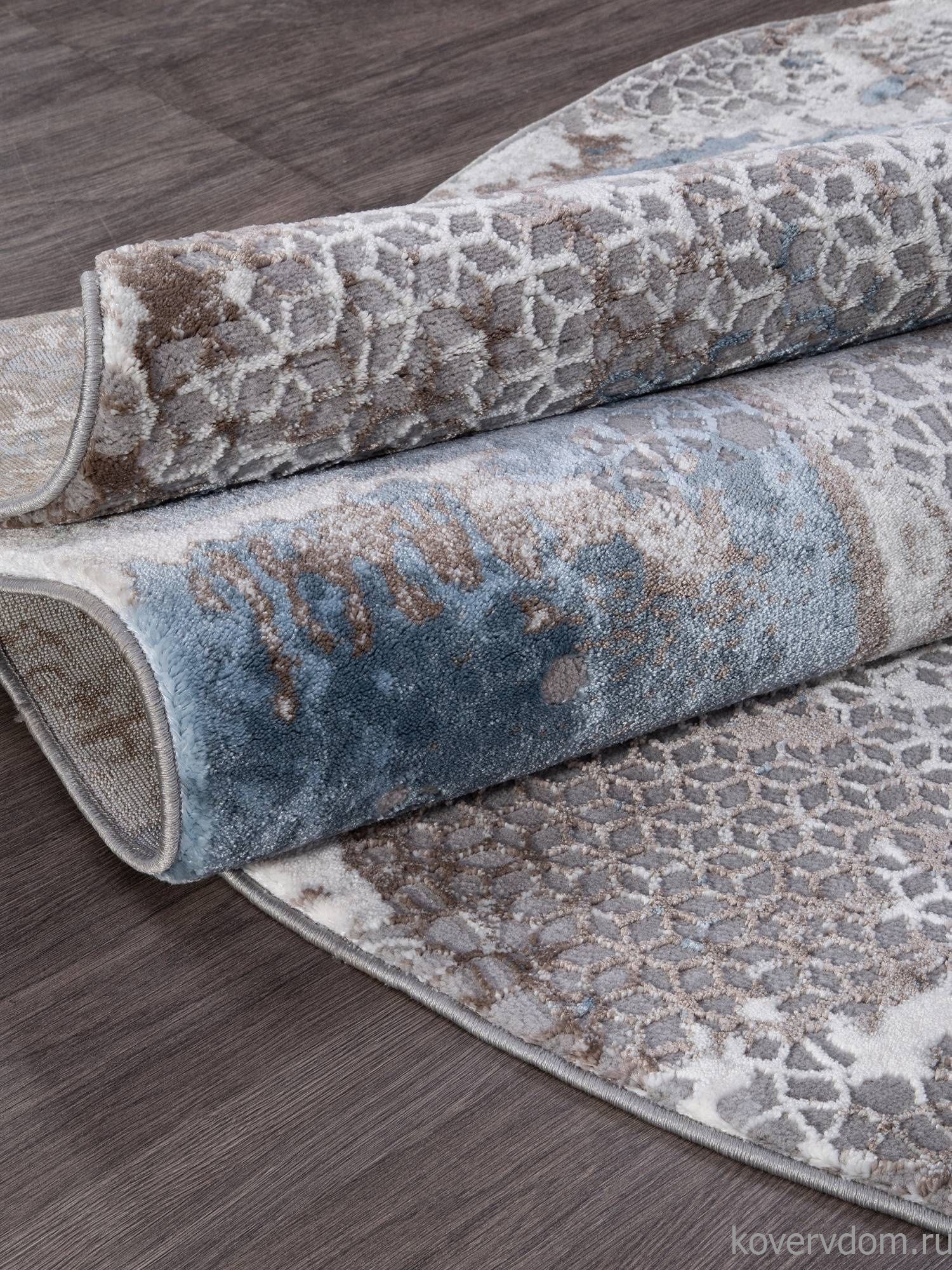 Ковер ARMINA 03857A BLUE / BLUE Овал Ковер ARMINA 03857A BLUE / BLUE Овал