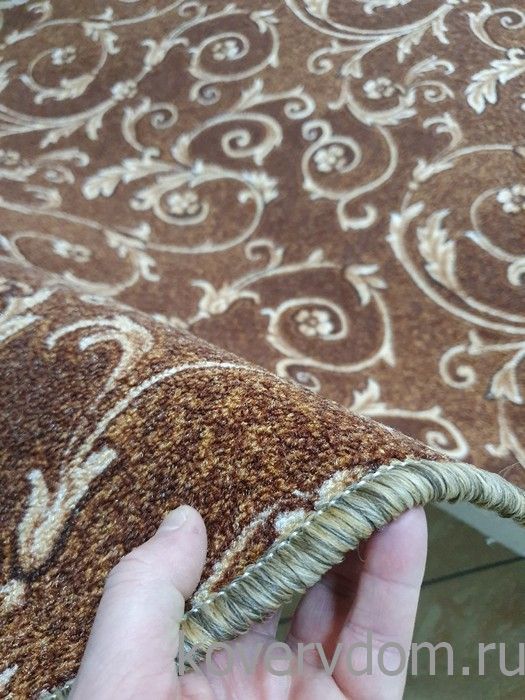 Ковер-палас ВЕНЗЕЛЯ 1243 цвет 43 коричневый 