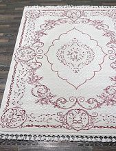 Круглый ковер HUNKAR 07857A FUCHSIA /WHITE