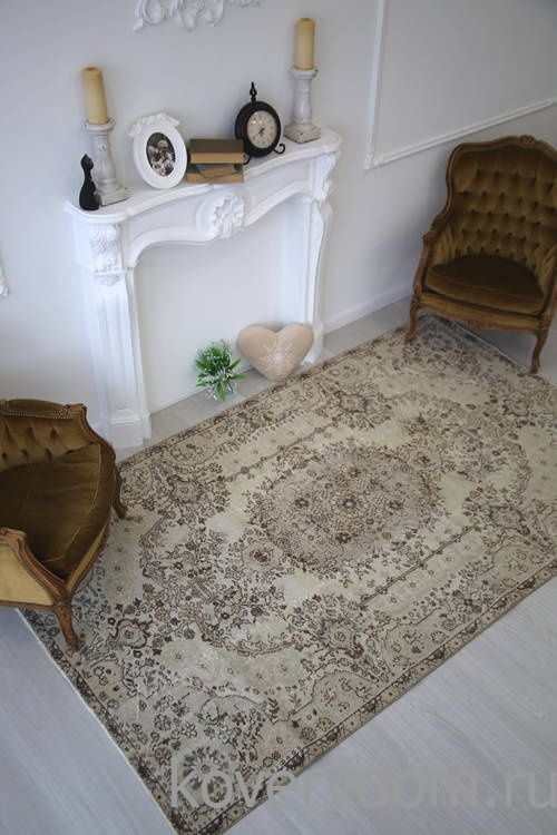 Винтажный ковер 100% шерсть R-4390