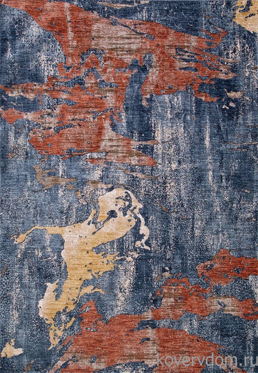 Ковер ZEUS B3518A BLUE / D.BLUE Ковер ZEUS B3518A BLUE / D.BLUE