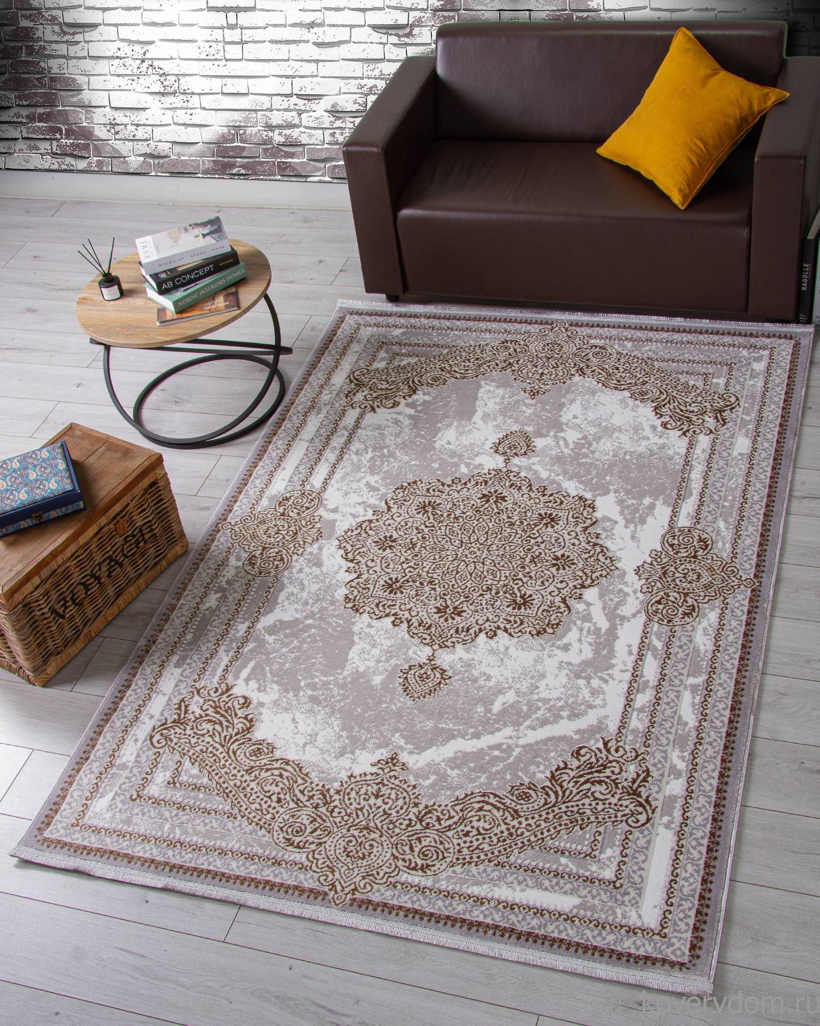 Ковер HALIF F580 GRAY-GREEN