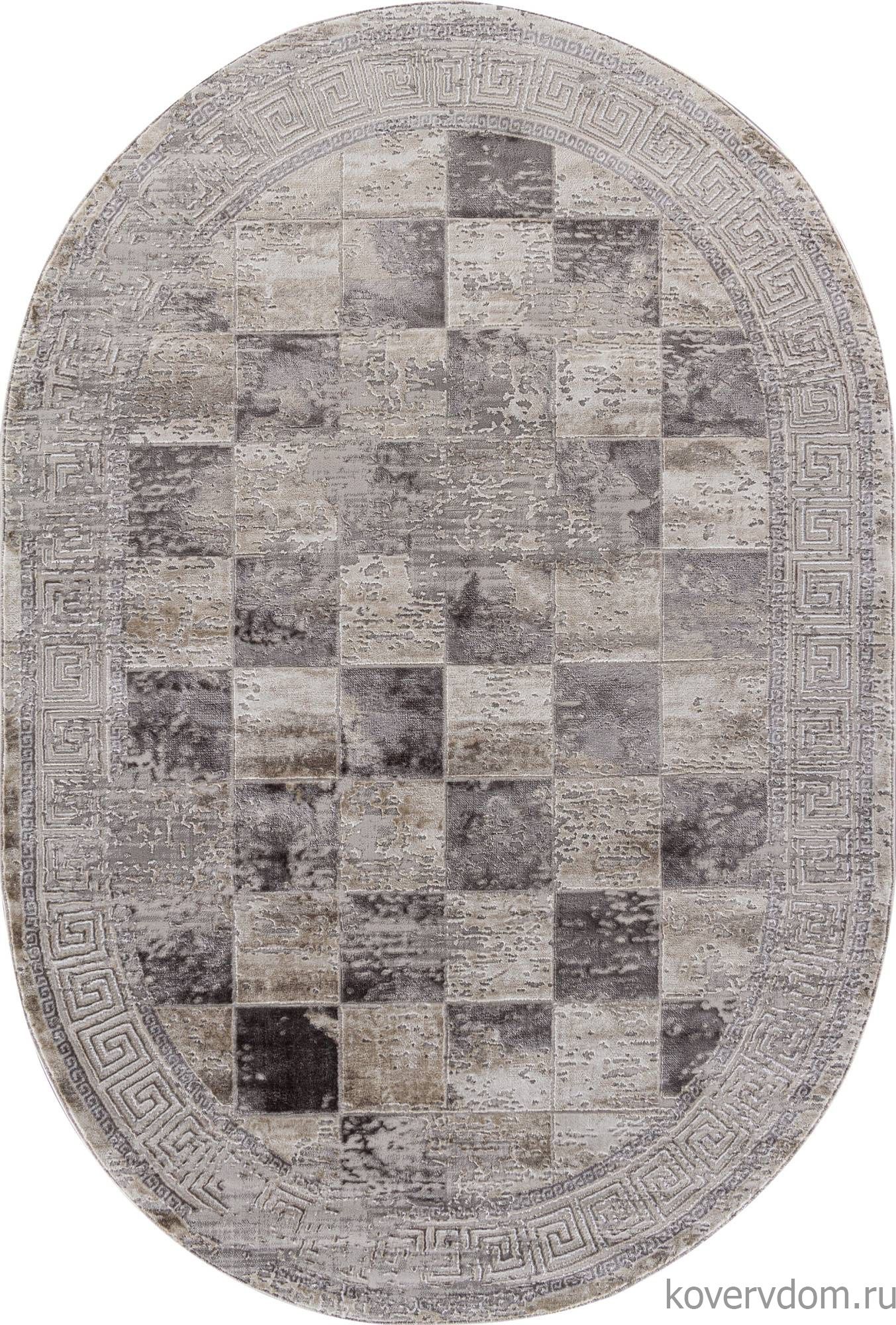 Ковер LUCCI P0411 L.GRAY / PLY A.GRI COKME Овал Ковер LUCCI P0411 L.GRAY / PLY A.GRI COKME Овал