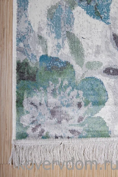 Ковер из вискозы и хлопка с цветами ROYAL PALACE 2020 17006 6767 Ковер из вискозы и хлопка с цветами ROYAL PALACE 2020 17006 6767