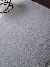 Пушистый ковровая Дорожка из искусственного меха RABBIT LUXE PX2001 SILVER