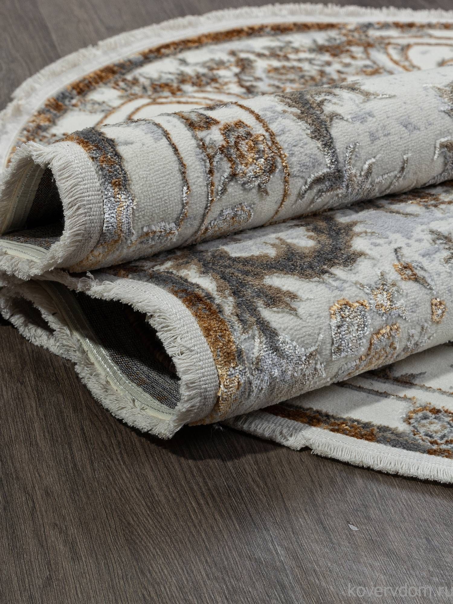 Ковер SAHARA 00765A GOLD FDY / CREAM HB Овал