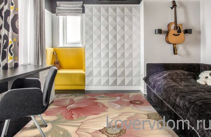 Шерстяной рельефный ковер Hunnu Relief 6A1260 130S Шерстяной рельефный ковер Hunnu Relief 6A1260 130S