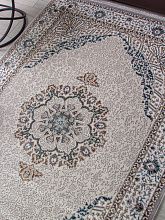 Пушистый ковер HALIF F637 GREEN-BLUE