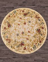 Пушистый ковер GENOVA 38027 626260 Круг V