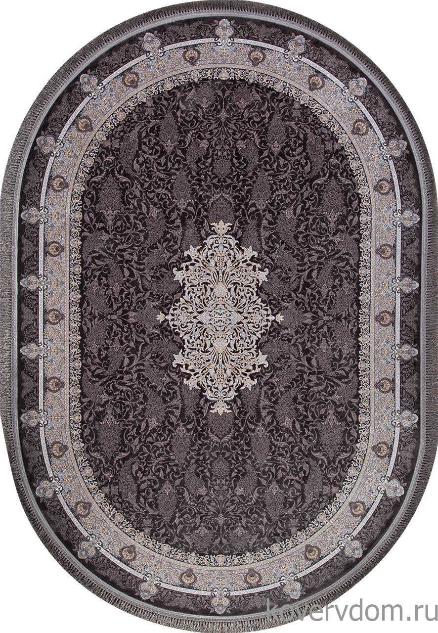 Ковер FARSI 1200 G247 DARK GRAY Овал Ковер FARSI 1200 G247 DARK GRAY Овал