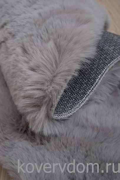 Ковер из искусственного меха Krolik 1000A T9082_GREY шкура