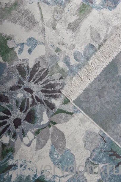 Ковер из вискозы и хлопка с цветами ROYAL PALACE 2020 17006 6767 Ковер из вискозы и хлопка с цветами ROYAL PALACE 2020 17006 6767