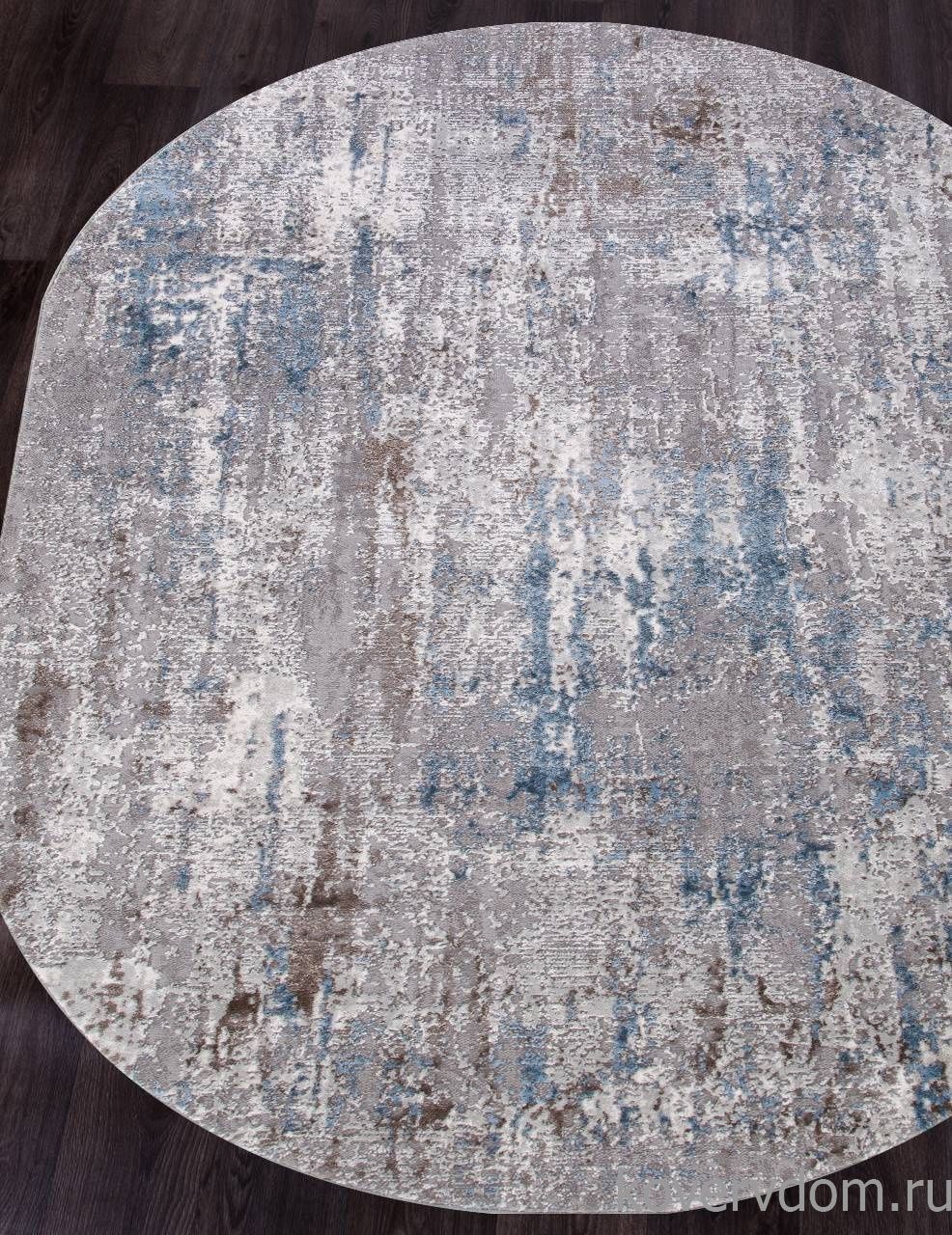 Ковер ARMINA 03856A BLUE / BLUE Овал