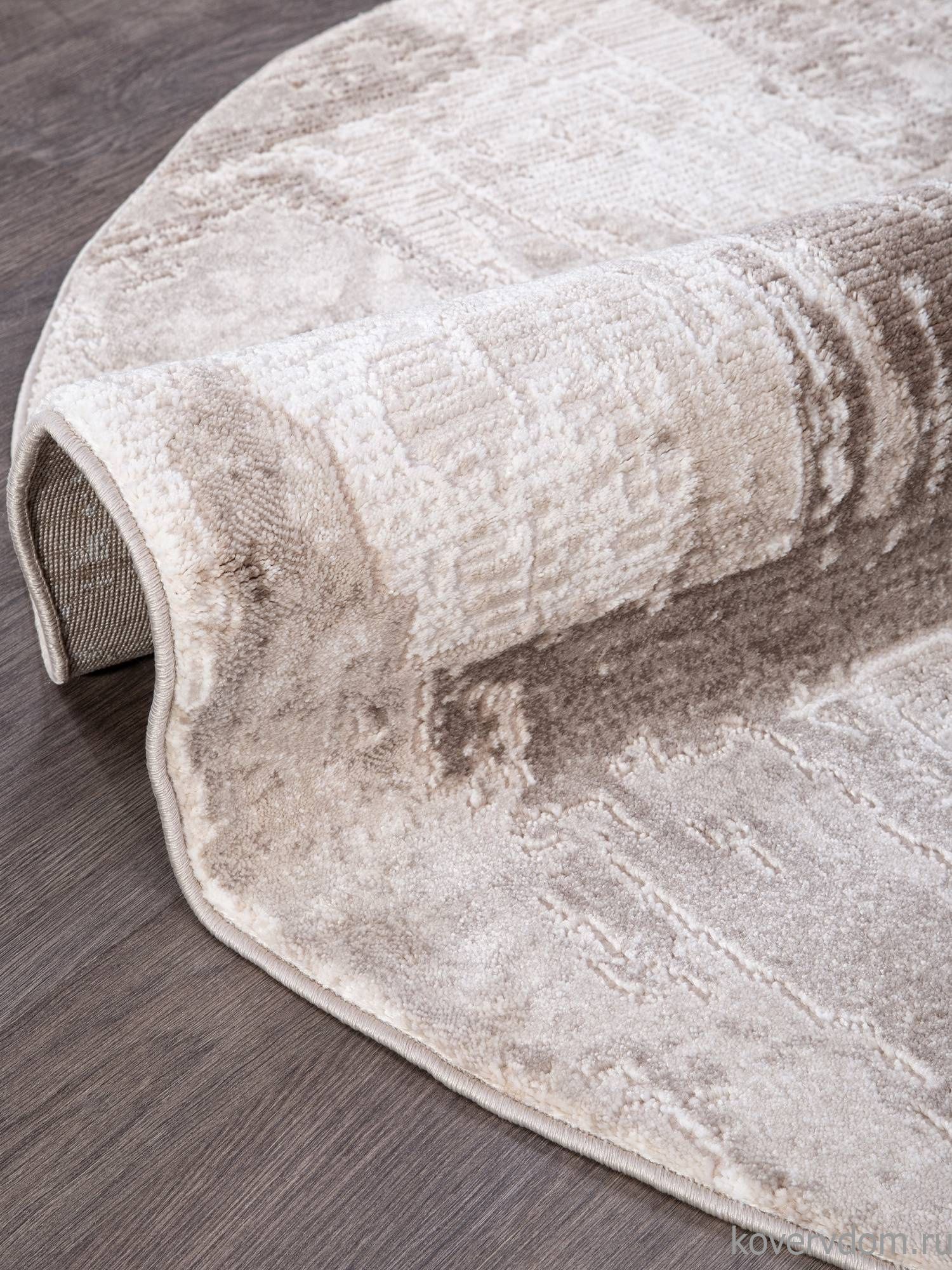 Ковер ARMINA 03710A BROWN / BROWN Круг