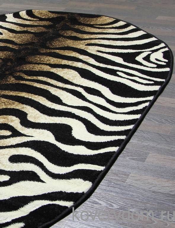 Ковер SUNRISE 2 D053 BLACK-CREAM Овал