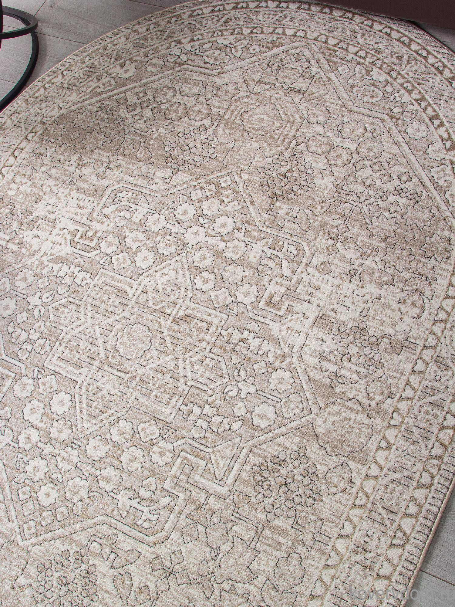 Ковер NOVA 04293A BEIGE FDY / CREAM HB Овал Ковер NOVA 04293A BEIGE FDY / CREAM HB Овал