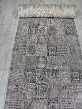 Пушистый круглый ковровая Дорожка KAIR S138 DARK GRAY
