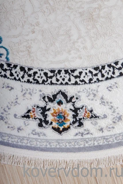 Ковер Amira 4924A L.Grey-L.Grey Круг