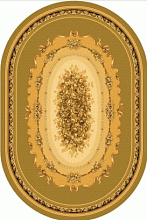 Овальный ковер обычный ворс DIGNUS Samos dark olive ОВАЛ