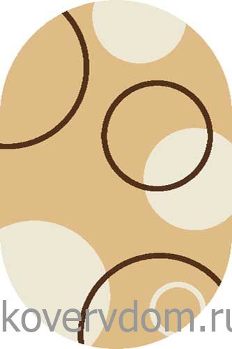 Ковер COMFORT SHAGGY 2 s610 BEIGE 2 Овал
