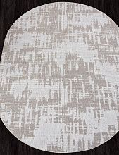 Ручной ковер-циновка KAIR S144 BEIGE Овал